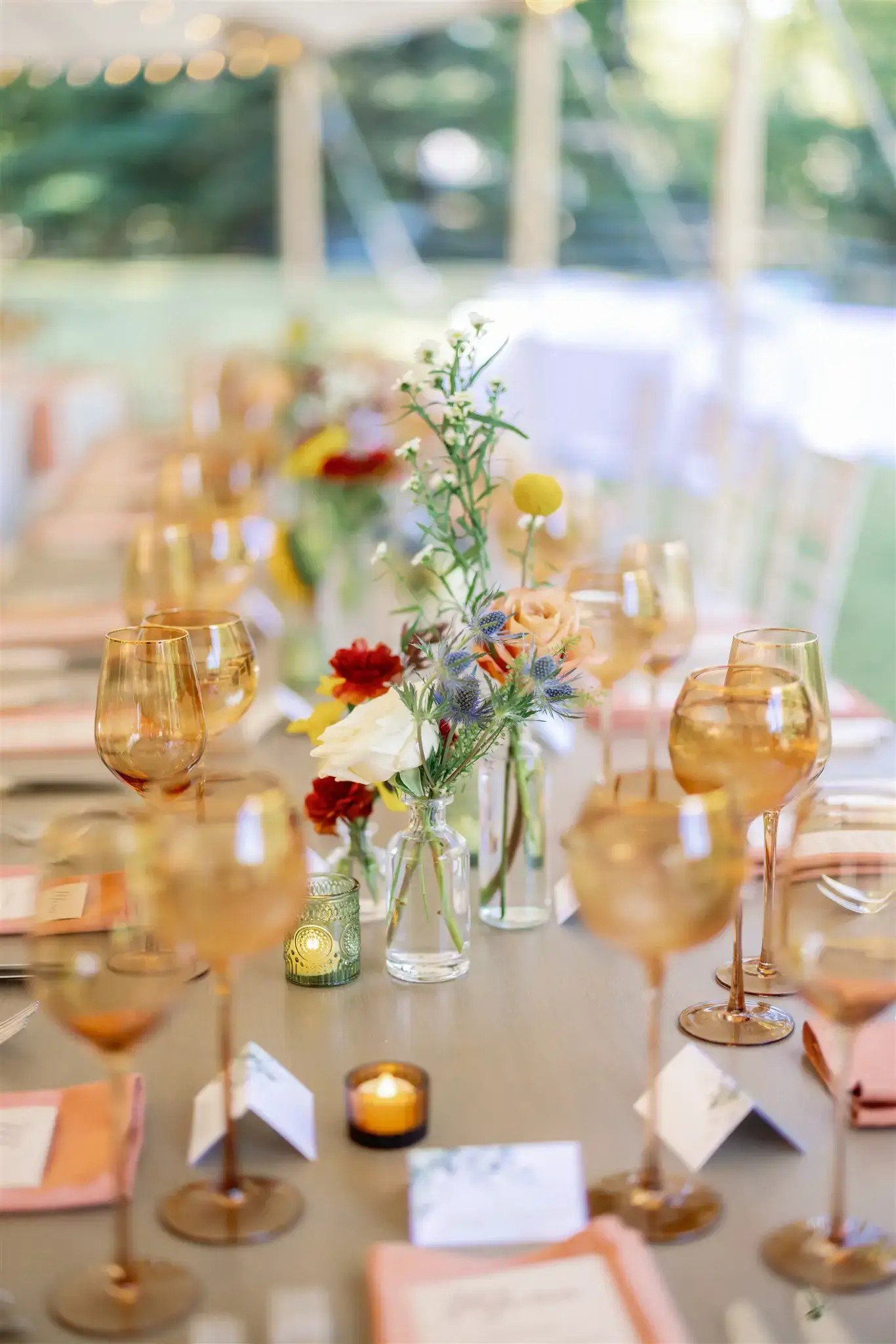 Floral decor for wedding ceremony benches