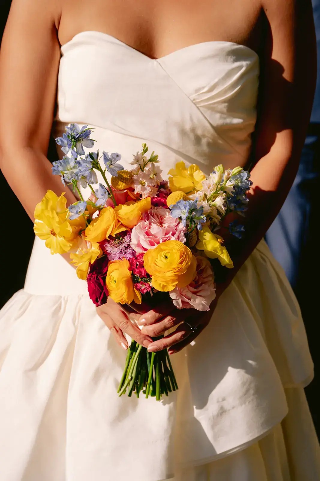 Floral designs for wedding guest table centerpieces