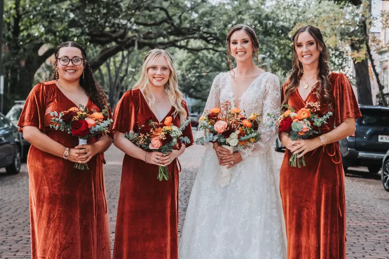 weddingflowers+savannah+bridesmaids