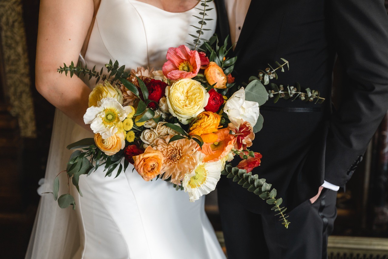 High-end wedding floral expenses