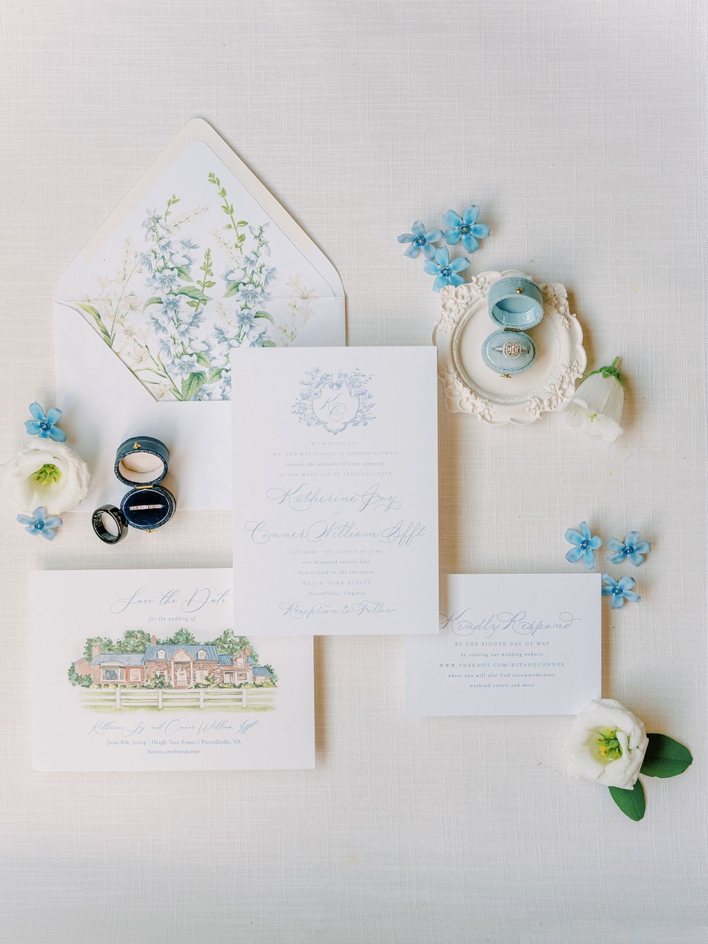 Floral decorations for outdoor wedding reception
